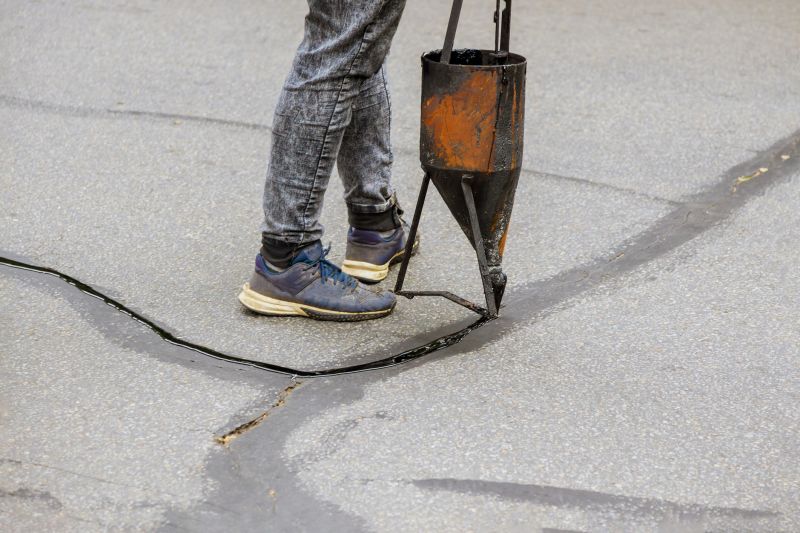Driveway Crack Sealing